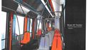 Pražský dopravní podnik upraví design a technické vybavení nových tramvají 15T ForCity (na vizualizaci). Nově v nich bude klimatizace, wifi připojení a vyměněny budou dřevěné sedačky za plastové. Na karosérii bude šedivý pruh nahrazen bílým. Pražský dopravní podnik upraví design a technické vybavení nových tramvají 15T ForCity (na vizualizaci). Nově v nich bude klimatizace, wifi připojení a vyměněny budou dřevěné sedačky za plastové. Na karosérii bude šedivý pruh nahrazen bílým.