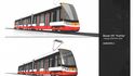 Pražský dopravní podnik upraví design a technické vybavení nových tramvají 15T ForCity (na vizualizaci). Nově v nich bude klimatizace, wifi připojení a vyměněny budou dřevěné sedačky za plastové. Na karosérii bude šedivý pruh nahrazen bílým. Pražský dopravní podnik upraví design a technické vybavení nových tramvají 15T ForCity (na vizualizaci). Nově v nich bude klimatizace, wifi připojení a vyměněny budou dřevěné sedačky za plastové. Na karosérii bude šedivý pruh nahrazen bílým.