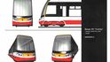 Pražský dopravní podnik upraví design a technické vybavení nových tramvají 15T ForCity (na vizualizaci). Nově v nich bude klimatizace, wifi připojení a vyměněny budou dřevěné sedačky za plastové. Na karosérii bude šedivý pruh nahrazen bílým. Pražský dopravní podnik upraví design a technické vybavení nových tramvají 15T ForCity (na vizualizaci). Nově v nich bude klimatizace, wifi připojení a vyměněny budou dřevěné sedačky za plastové. Na karosérii bude šedivý pruh nahrazen bílým.
