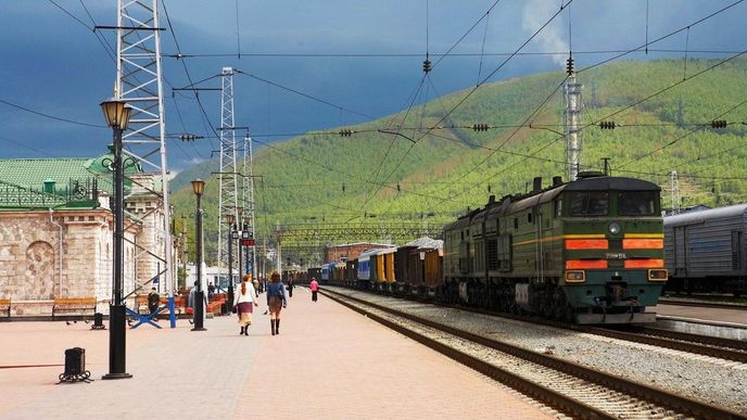 Železnice na Sibiři Železnice na Sibiři