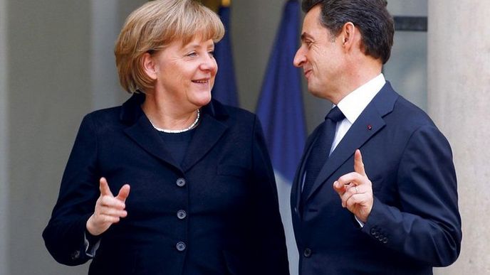 Angela Merkelová, Nicolas Sarkozy Angela Merkelová, Nicolas Sarkozy