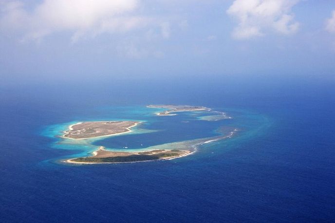 Souostroví Los Roques na leteckém snímku Souostroví Los Roques na leteckém snímku