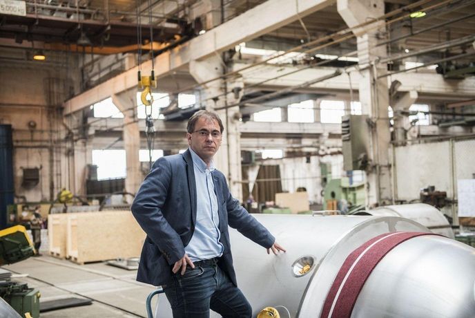 Generální ředitel Pacovských strojíren Ludvík Ješátko Generální ředitel Pacovských strojíren Ludvík Ješátko