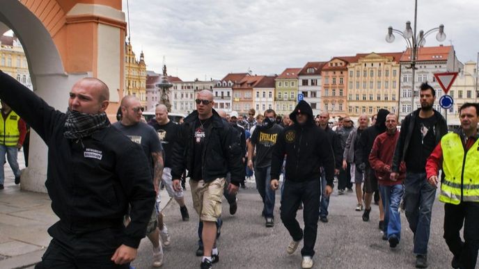 Demonstrace v Českých Budějovicích Demonstrace v Českých Budějovicích