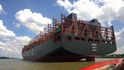 3. Barzan: délka 400 metrů, šířka 58,6 metru, kapacita 18 800 TEU 3. Barzan: délka 400 metrů, šířka 58,6 metru, kapacita 18 800 TEU