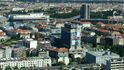 Výhled z nejvyšší budovy v Česku, City Tower v Praze na Pankráci Výhled z nejvyšší budovy v Česku, City Tower v Praze na Pankráci