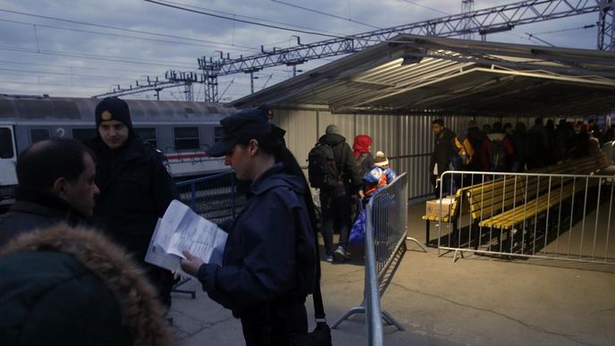 Migranti na srbsko-chorvatské hranici Migranti na srbsko-chorvatské hranici