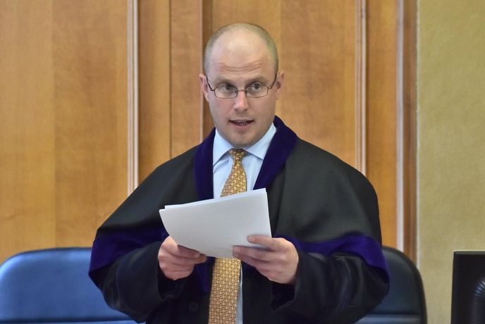 Předseda soudního senátu Robert Pacovský Předseda soudního senátu Robert Pacovský