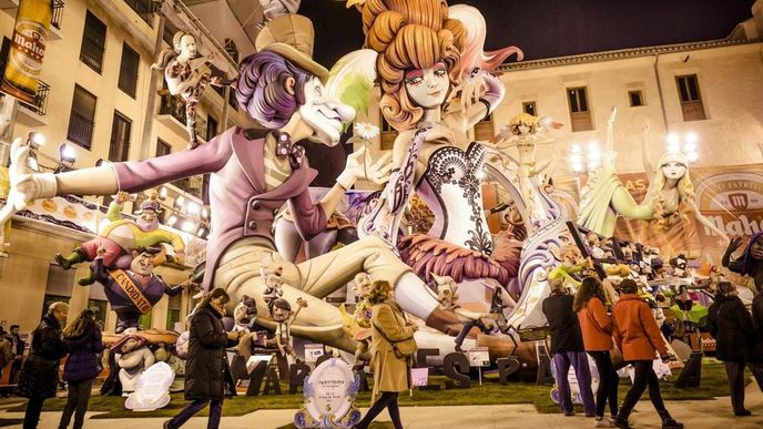 Valencijské slavnosti Las Fallas Valencijské slavnosti Las Fallas