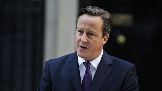 Britský premiér David Cameron Britský premiér David Cameron