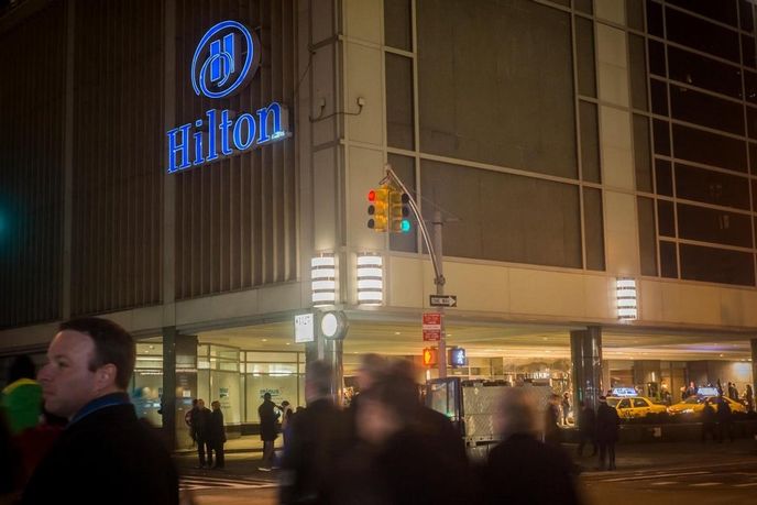 Hotel Hilton v New Yorku, ilustrační foto Hotel Hilton v New Yorku, ilustrační foto