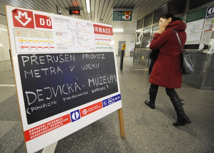 Uzavírka metra Uzavírka metra