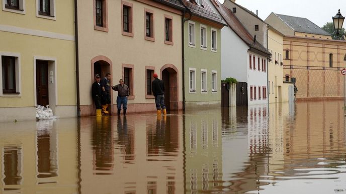 Povodně v Německu Povodně v Německu