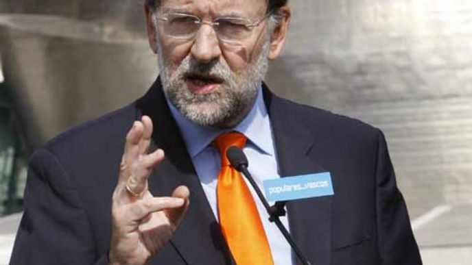 Šéf španělských lidovců Mariano Rajoy Šéf španělských lidovců Mariano Rajoy