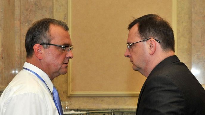 Miroslav Kalousek, Petr Nečas Miroslav Kalousek, Petr Nečas