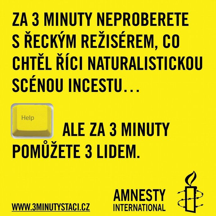 Tři minuty pro Amnesty International Tři minuty pro Amnesty International