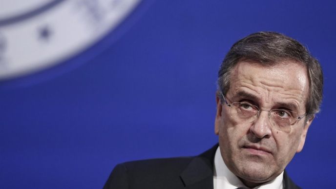 Řecký premiér Antonis Samaras Řecký premiér Antonis Samaras