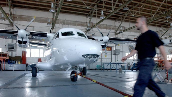 Výroba L-410 v Kunovicích Výroba L-410 v Kunovicích