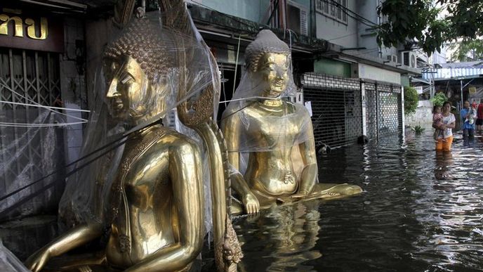 Bangkok, záplavy Bangkok, záplavy