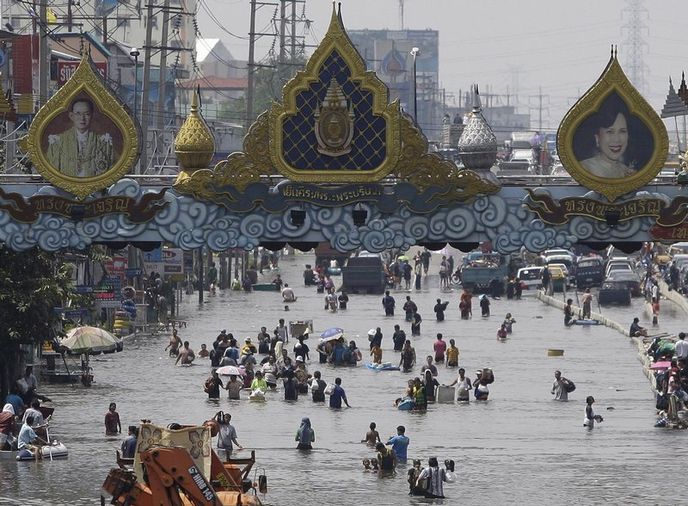 Bangkok, záplavy Bangkok, záplavy