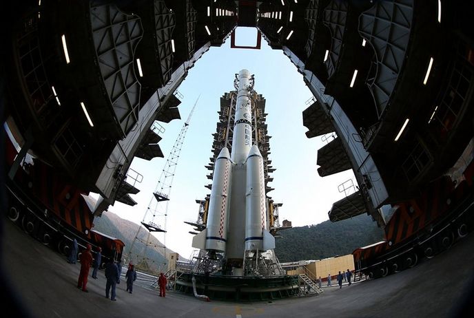 Do vesmíru čínský lunární modul vynesla raketa Dlouhý pochod 3B Do vesmíru čínský lunární modul vynesla raketa Dlouhý pochod 3B