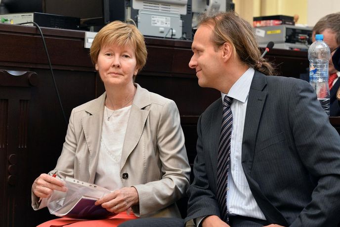 Jana Hendrychová a Radomír Karlík Jana Hendrychová a Radomír Karlík