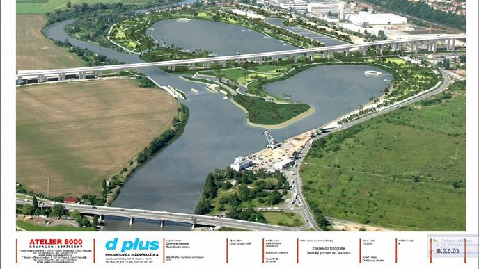 Radotínská jezera budou volně navazovat na řeku Radotínská jezera budou volně navazovat na řeku