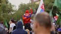 Demonstrace v Bratislavě proti imigraci Demonstrace v Bratislavě proti imigraci