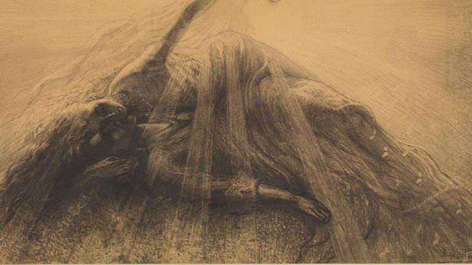 Tristan a Isolda, 1887. Musées royaux des Beaux-Arts de Belgique, Brusel Tristan a Isolda, 1887. Musées royaux des Beaux-Arts de Belgique, Brusel