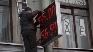 Rubl zaznamenal nový propad vůči dolaru, sráží ho levná ropa Rubl zaznamenal nový propad vůči dolaru, sráží ho levná ropa