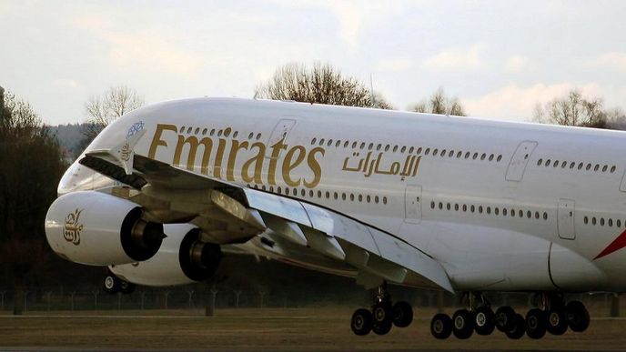 letadlo společnosti Emirates letadlo společnosti Emirates