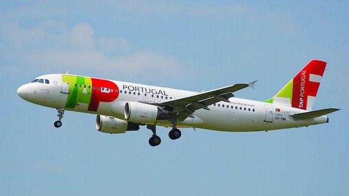 letadlo portugalských aerolinek TAP letadlo portugalských aerolinek TAP