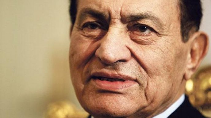 bývalý egyptský prezident Husní Mubarak bývalý egyptský prezident Husní Mubarak