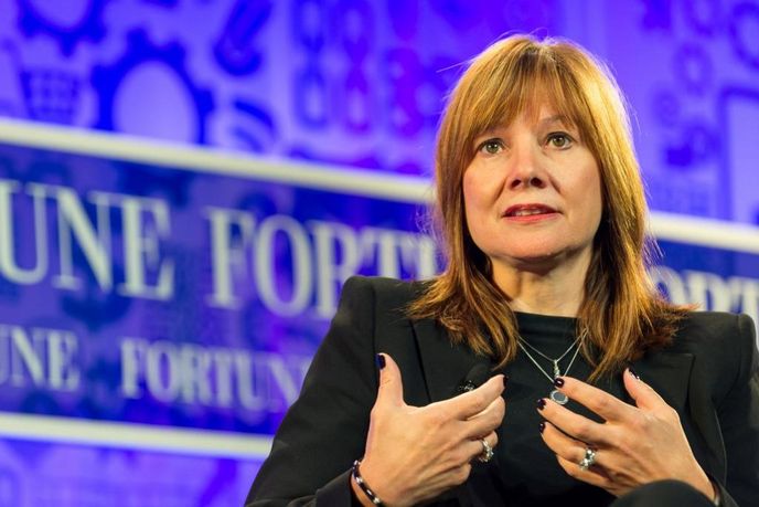 Mary Barra se po 33 letech u General Motors stane šéfkou celého koncernu. Mary Barra se po 33 letech u General Motors stane šéfkou celého koncernu.