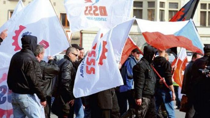 ilustrační foto, DSSS, demonstrace v Novém Bydžově ilustrační foto, DSSS, demonstrace v Novém Bydžově