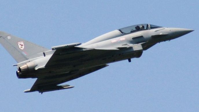 Eurofighter Typhoon britské RAF Eurofighter Typhoon britské RAF