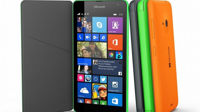 Lumia 535, poprvé bez označení Nokia Lumia 535, poprvé bez označení Nokia