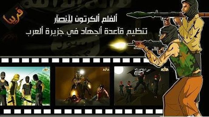 Ukázka z připravovaného animovaného filmu z dílny Al-Káidy Ukázka z připravovaného animovaného filmu z dílny Al-Káidy