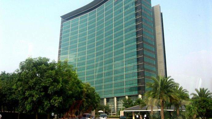 Centrála čínské technologické firmy Huawei v Shenzhenu Centrála čínské technologické firmy Huawei v Shenzhenu