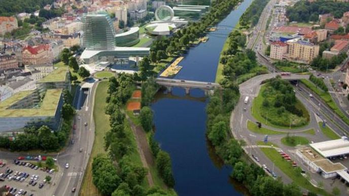 V okolí Dolního nádraží mají vyrůst hotely, kongresové centrum,
obchodní a zábavní centra, akvapark a několik stovek bytů. Developer uvažuje také
o vybudování zdravotnického střediska a vyšší odborné školy pro lázeňství V okolí Dolního nádraží mají vyrůst hotely, kongresové centrum,
obchodní a zábavní centra, akvapark a několik stovek bytů. Developer uvažuje také
o vybudování zdravotnického střediska a vyšší odborné školy pro lázeňství