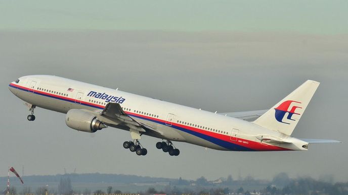 Boeing 777, který zmizel v březnu 2014. Fotka letadla firmy Malaysia Airlines je z roku 2011. Boeing 777, který zmizel v březnu 2014. Fotka letadla firmy Malaysia Airlines je z roku 2011.