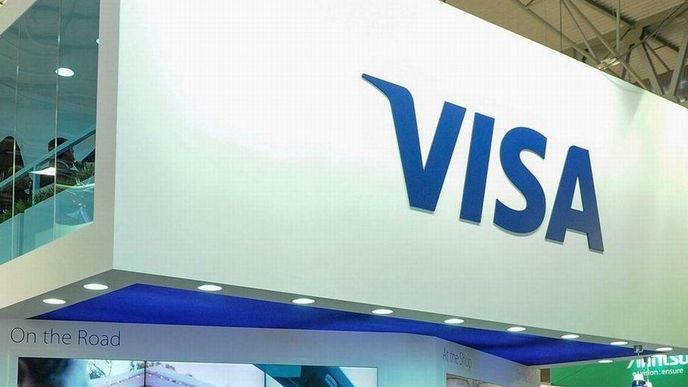 Stánek Visa v Barceloně Stánek Visa v Barceloně