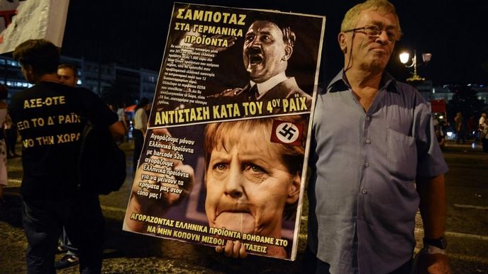 Nedávná návštěva německé kancléřky Angely Merkelové v Řecku příliš nadšení nevzbudila Nedávná návštěva německé kancléřky Angely Merkelové v Řecku příliš nadšení nevzbudila