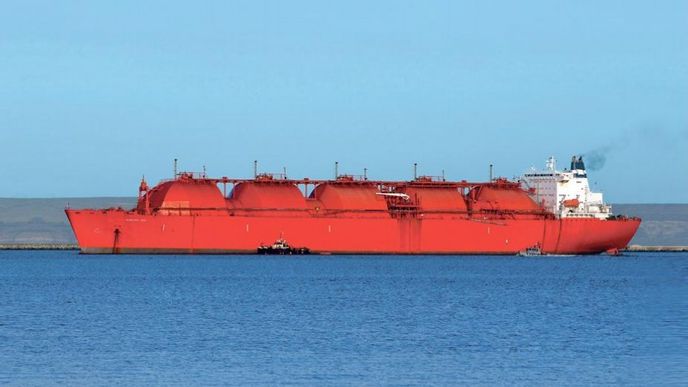 Tankér s plynem Tankér s plynem