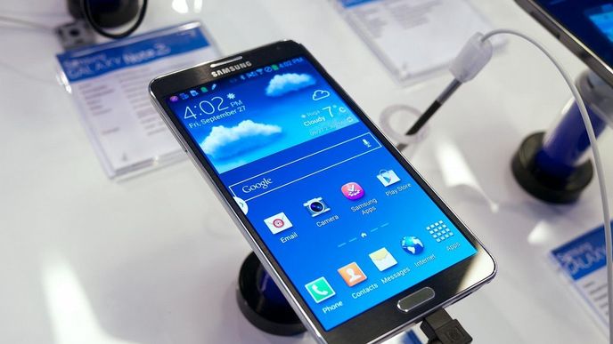Samsung Galaxy Note 3 (ilustrační foto) Samsung Galaxy Note 3 (ilustrační foto)
