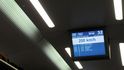 Ve vozech Railjet lze rychlost jízdy sledovat na obrazovce Ve vozech Railjet lze rychlost jízdy sledovat na obrazovce
