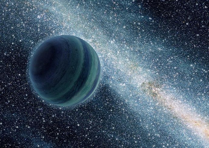 Bludná planeta v představách malíře Bludná planeta v představách malíře
