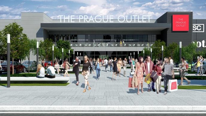 Vizualizace projektu The Prague Outlet Vizualizace projektu The Prague Outlet