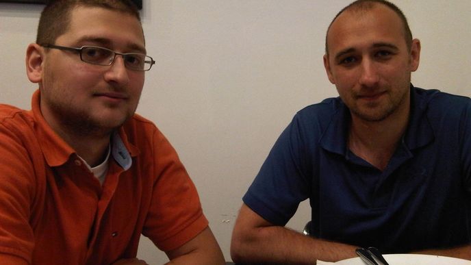 Slovensko-český úspěch. Zleva: Dominik Balogh a Pavel Serbajlo. Slovensko-český úspěch. Zleva: Dominik Balogh a Pavel Serbajlo.