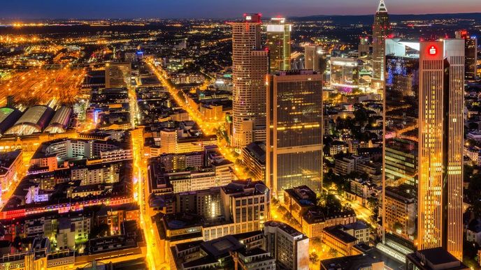 Frankfurt nad Mohanem, finanční centrum eurozóny Frankfurt nad Mohanem, finanční centrum eurozóny